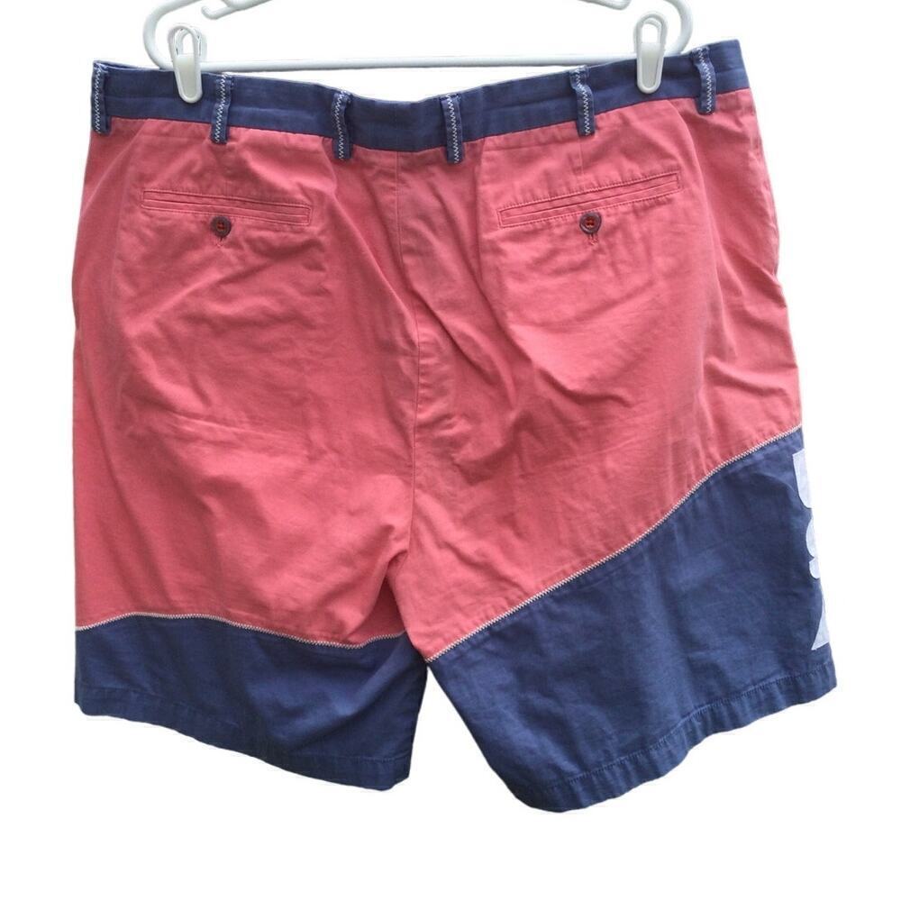 Vineyard Vines Men Chino Breaker Short W 42 USA 9" Inseam patriotic color block - Picture 4 of 8